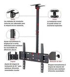 Soporte Tv Columna Para Techo Base Para Tv 26  A 60  Negro