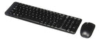 Kit Teclado Y Mouse Inalambrico Logitech Mk220 Usb Español Negro