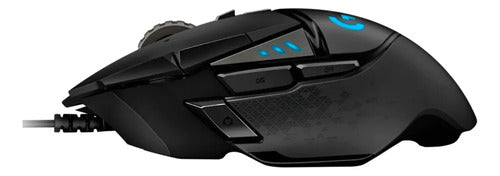 Mouse Gamer Logitech G502 Hero 100-25600dpi Rgb 11 Botones Negro