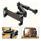 Soporte Ajustable De Celular Y Tablet Giro 360° Para Asiento Color Negro