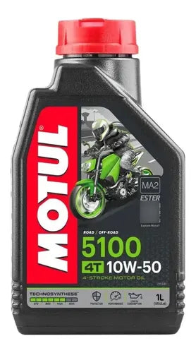 Aceite Para Motor Motul 5100 10w-50 1l Aceite Motos Sintetic