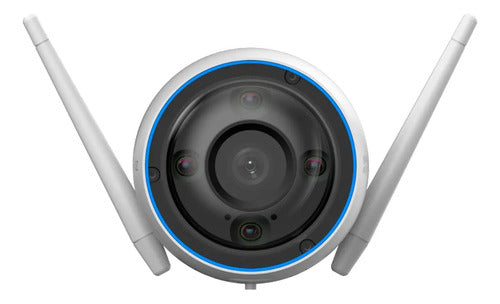 Camara Wifi Ip Ezviz H3 2k Colorvu Exterior Ip67 Microsd Blanco