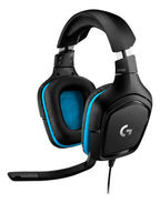 Audifono Gamer Logitech Alambrico G432 7.1 Surround Microfno Negro