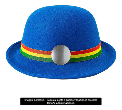 Sombrero Nortino Infantil Azul Deploy Ajustable Material Reciclado Estandar Liso