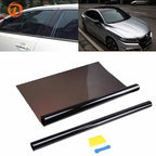 Papel Polarizado 20% Vlt 50x300cm + Cortante + Planchador Negro