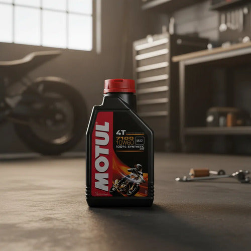 Aceite Motul 7100 10w60 1l Aceite Motor 4t Sintetico Motos