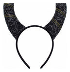 Cintillo Diablita Diadema Cuernos Disfraz Cosplay Halloween Negro