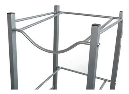Rack Para 4 Bidones De Agua 20l Estante Organizador Hierro