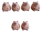 Pack De 6 Squishy Anti-estrés De Capybara De 9cm Marrón