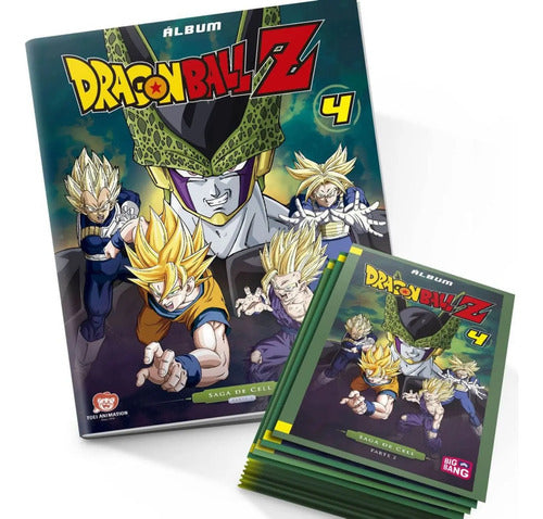 Pack Album + 25 Sobres Dragon Ball Z 4 Saga De Cell Parte 2