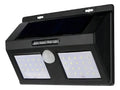 Lámpara Solar Led 40 Negro Sensor Movimiento Exterior Jardín Pared