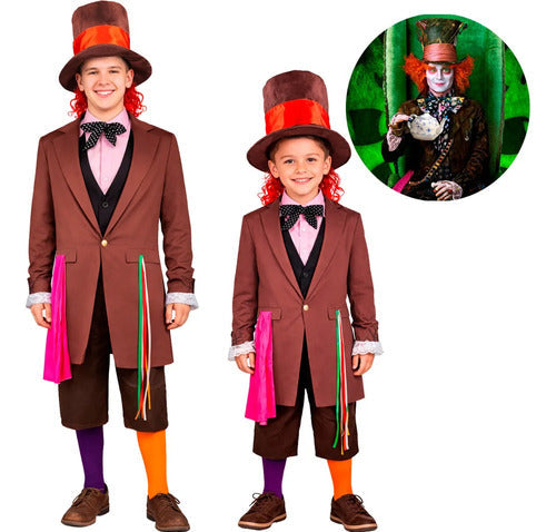 Disfraz Sombrerero Cuento Infantiles Dia Del Libro Halloween Colorido