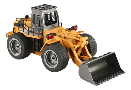 Camión Caterpillar A Control Remoto Realista 1:18 Señal 2.4g Amarillo