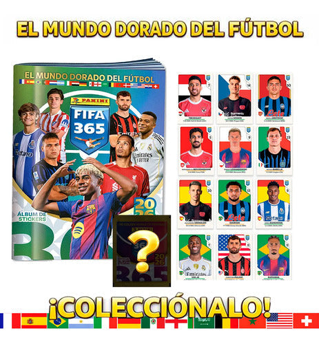 Pack Album + 15 Sobres Fifa 365 2026 Panini Original