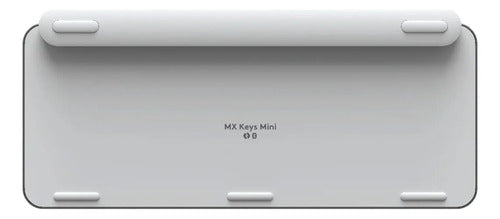 Teclado Logitech Mx Keys Mini Inalambrico Recargable Usb-c Gris Pálido Español