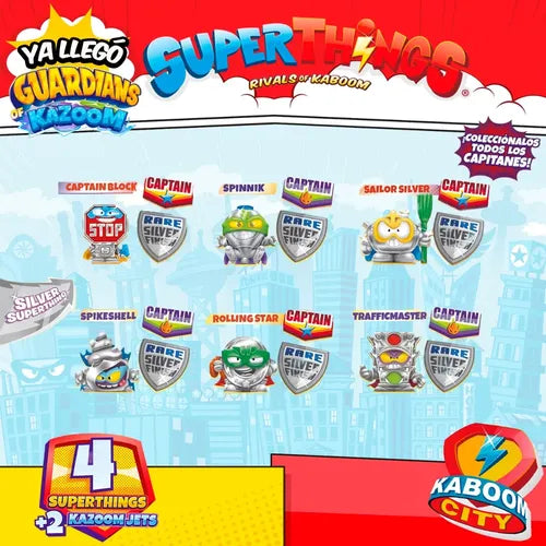 Superthings Guardians Of Kazoom Blister 4 Coleccionables