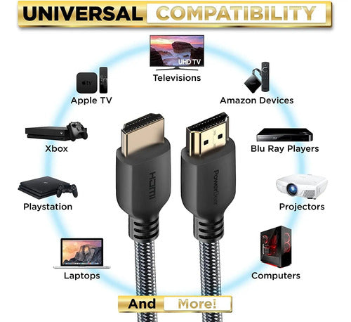 Cable Hdmi De Alta Velocidad Hd 4k De 5 Metros Para Video