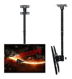 Soporte Tv Columna Para Techo Base Para Tv 26  A 60  Negro