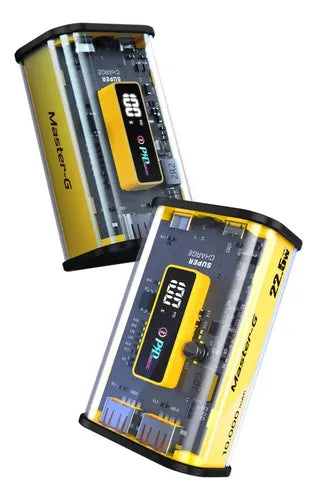 Cargador Portatil Bateria Power Bank Master G 10000mah 22.5w Negro