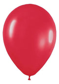 Globo Liso 23cm #9 Bolsa 50uds Los Colores - Cotillon Color Rojo