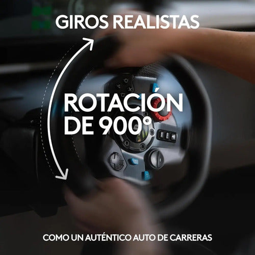 Volante Y Pedales Logitech G29 Ps5 Ps4 Ps3 Pc Force Feedback Negro