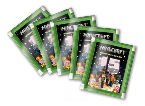 Pack Álbum + 10 Sobres Minecraft 15o Aniversario Original