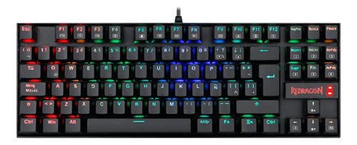 Teclado Gamer Redragon Kumara K552w Rgb Chroma Red Ag Nkro Negro Español España