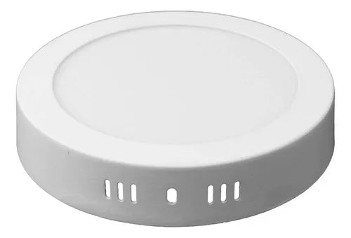 Pack 4 Focos Sobrepuestos Panel Led Lampara Redondo 18w Blanco