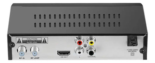 Sintonizador Tv Digital Deco Hdtv Full Hd Isdb-t Hdmi Y Rca