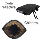 Cubre Puños Manos Con Chiporro Protector De Frio Impermeable Color Reflectante Gris Izquierdo/derecho