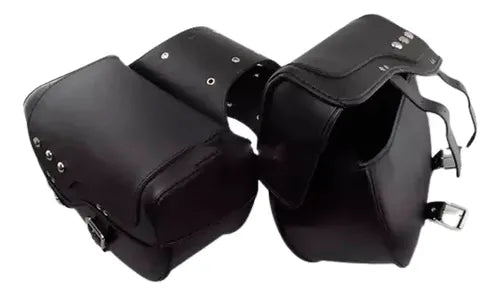 Alforjas Para Moto Top Case 2 Unidades Estilo Shopper Negro