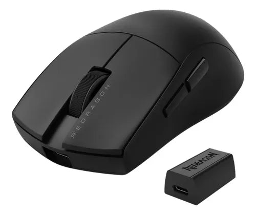 Mouse Gamer Redragon King Pro 26000dpi 5 Botones Programable Negro