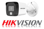 Camara De Seguridad Analoga Bala Hikvision Luz Inteligente Blanco