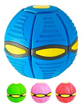 Pelota Frisbee Platillo Led Juguete Portatil Niños Mascotas Varios (azul, Verde, Rosa, Rojo)