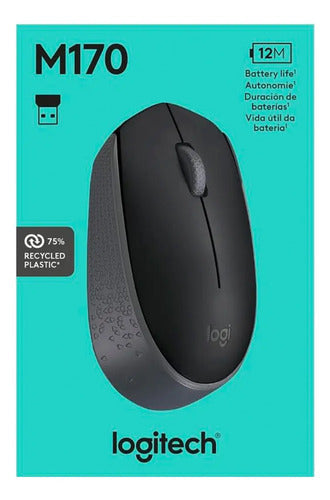 Mouse Inalambrico Logitech M170 Banda 2.4ghz Sensor 1000dpi Negro