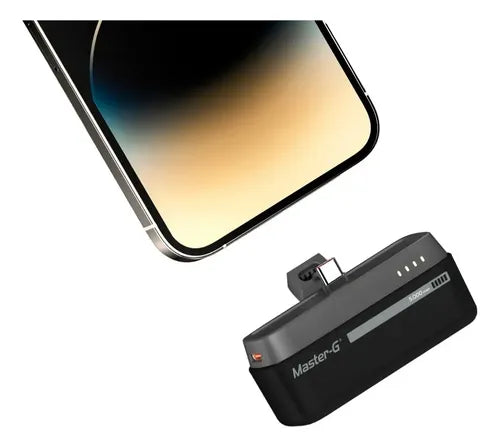 Cargador Portatil Power Bank Master-g 5.000mah Tipo-c Pocket Negro
