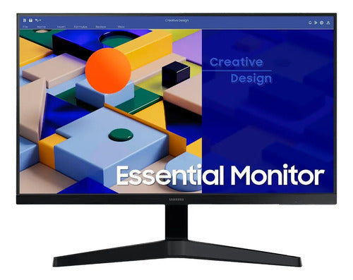 Monitor Samsung Essential S3 22in Fhd Ips 75hz 5ms Freesync Negro