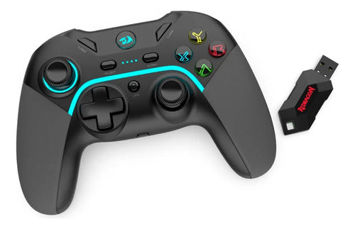 Joystick Gamepad Redragon Harrow Pro G808 Inalambrico Ps3 Pc Negro