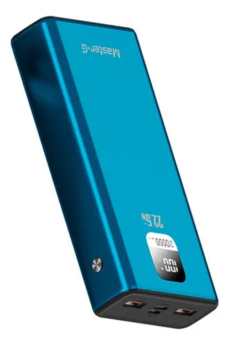 Cargador Portatil Bateria Power Bank Master-g 20000mah 22.5w Azul