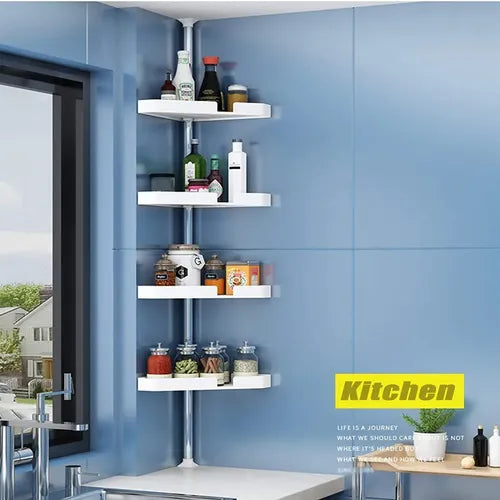 Estantería Mueble Para Ducha Repisa Ajustable Hasta 2.6m