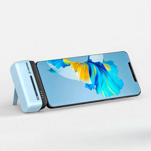 Cargador Portatil Power Bank Master-g 5.000mah Pocket Tipo-c Celeste