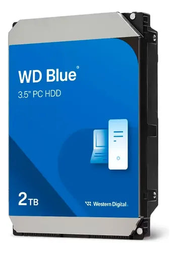Disco Duro Interno Wd Blue 2tb 7200 Rpm Pc / Dvr / Nvr Azul