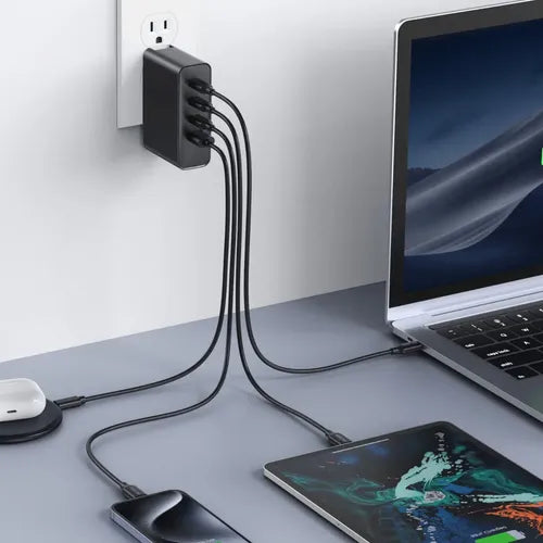 Cargador Master-g Carga Rapida 100w Universal + Cable Usb-c Negro