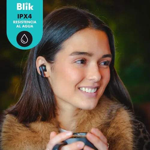 Audifonos Inalambricos Blik Air950 Tws Bt 5.4 Anc Enc Ipx4 Negro