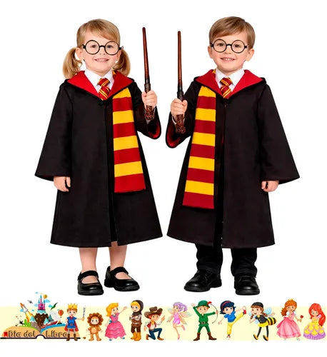 Trajes Disfraces Cuentos Infantiles Dia Del Libro Halloween Harry Potter 3-4