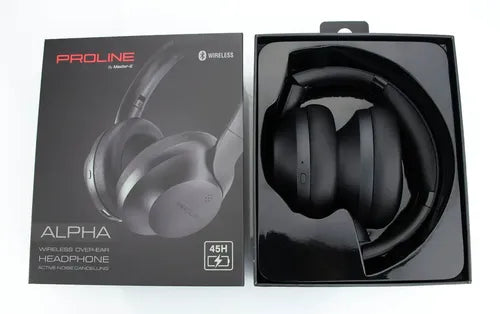 Audífonos Bluetooth Anc Cancelación De Ruido Bluetooth Alpha Proline By Master-g Color Negro