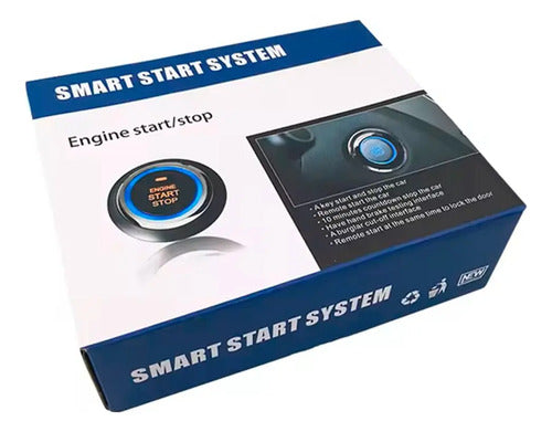Botón De Encendido Arranque Para Autos Start Stop Keyless