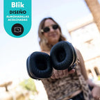 Audifonos Inalambricos Blik Feel250 Bt 5.4 Bateria 20 Hrs Negro