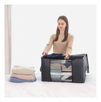 Organizador De Bolsas De Almacenamiento De Ropa Pack 6uds Gris