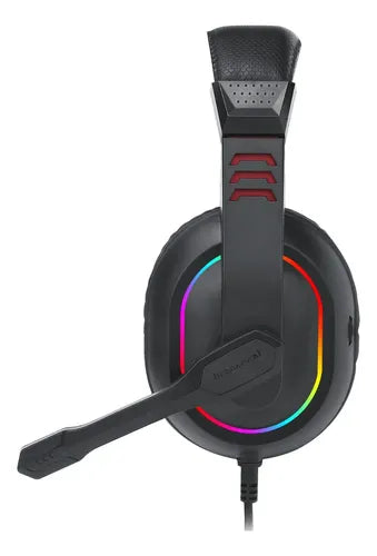 Audifonos Gamer Redragon Ares H120 Rgb Jack 3.5mm Microfono Negro